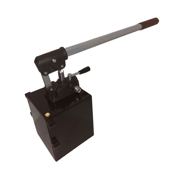 hydraulik handpumpe doppeltwirkend mit tank 45 ccm CAMPING COLUMBUS - Updated Cricket Store Color:Mattes Schwarz